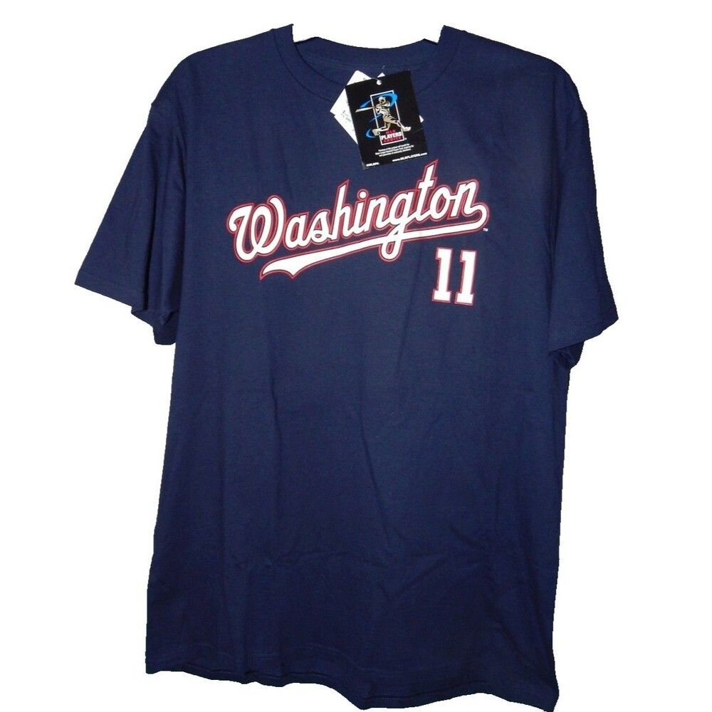 Vintage Y2K 00s MLB Washington Nationals Jordan Zimmermann T-Shirt Men's LGE NWT